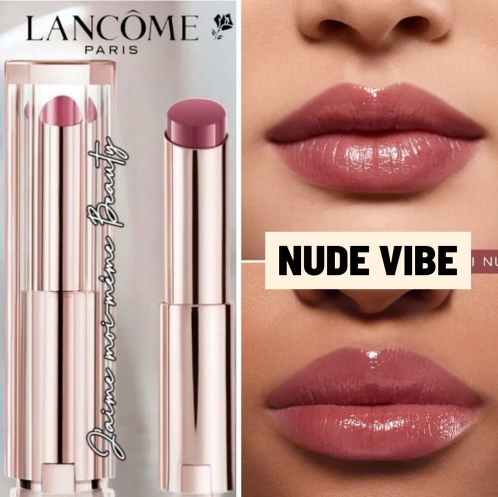 Lancome Butterglow Nude Vibe Plumping Tinted Lip Balm Cool Tone Mauve